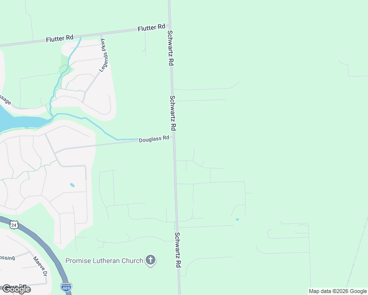 map of restaurants, bars, coffee shops, grocery stores, and more near 8130 Schwartz Road in Fort Wayne
