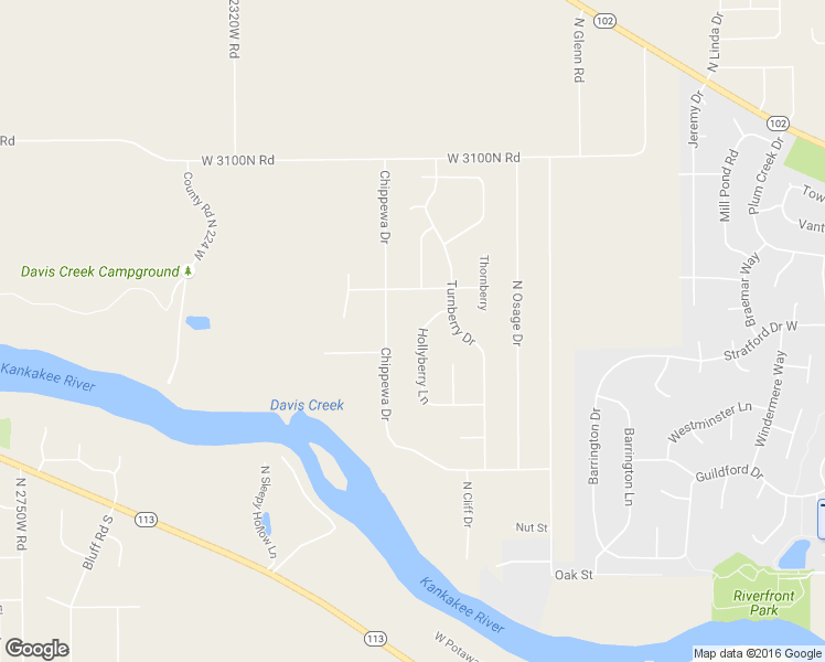 map of restaurants, bars, coffee shops, grocery stores, and more near 557 Hollyberry Lane in Bourbonnais