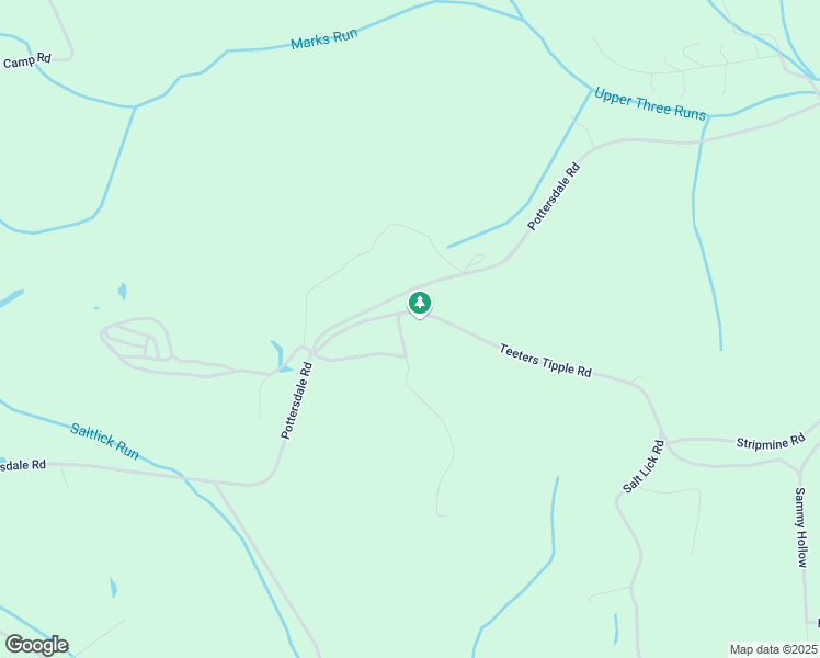 map of restaurants, bars, coffee shops, grocery stores, and more near in Pottersdale