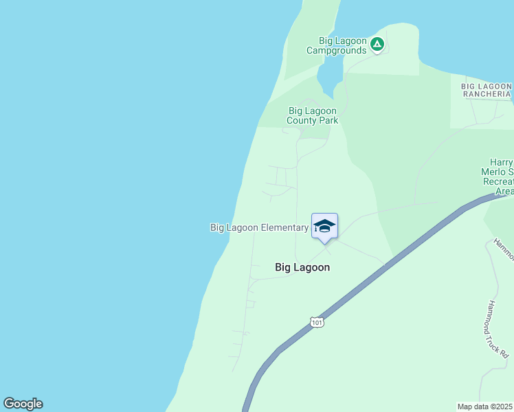 map of restaurants, bars, coffee shops, grocery stores, and more near 298 Oceanview Drive in Trinidad