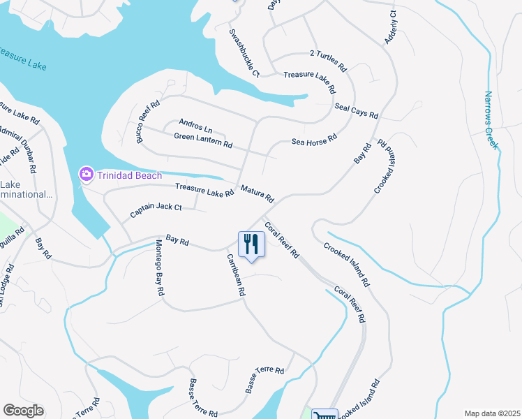 map of restaurants, bars, coffee shops, grocery stores, and more near 363-373 Matura Road in DuBois