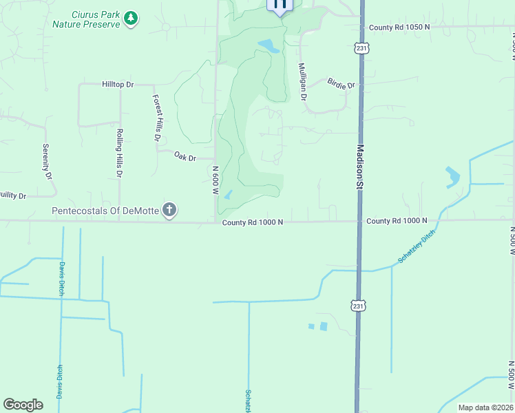 map of restaurants, bars, coffee shops, grocery stores, and more near 10028 Eagle Court in De Motte