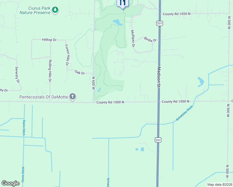 map of restaurants, bars, coffee shops, grocery stores, and more near 10028 Eagle Court in De Motte