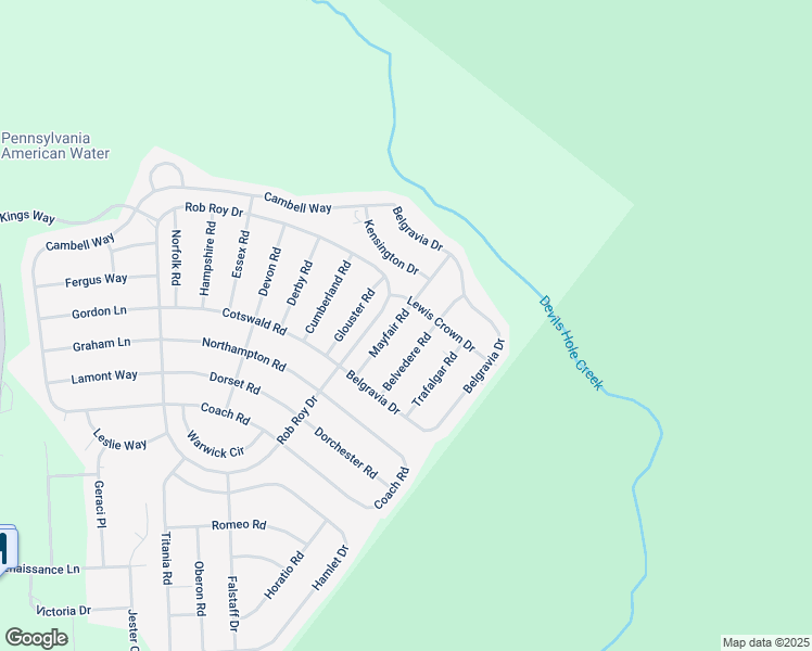 map of restaurants, bars, coffee shops, grocery stores, and more near 8139 Mayfair Road in Tobyhanna