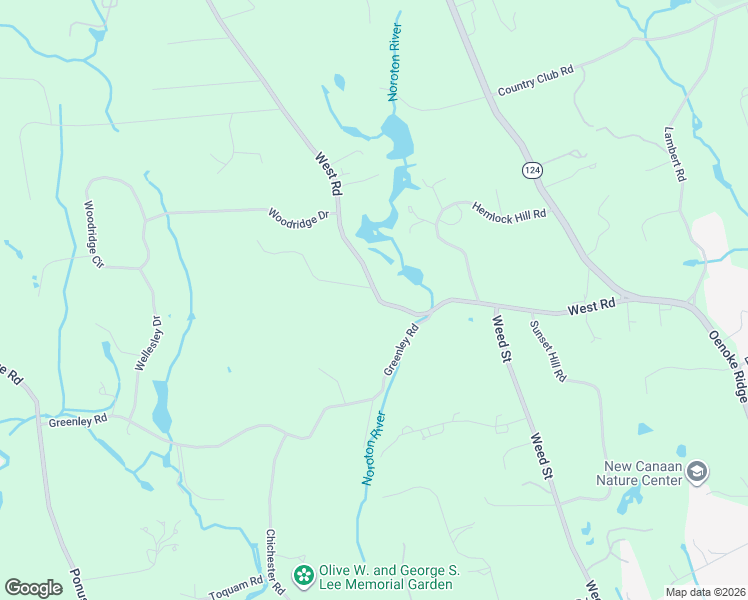 map of restaurants, bars, coffee shops, grocery stores, and more near 262 West Road in New Canaan