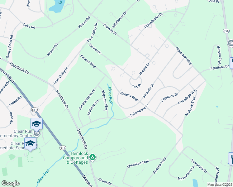 map of restaurants, bars, coffee shops, grocery stores, and more near 5249 Iroquois Street in Monroe County
