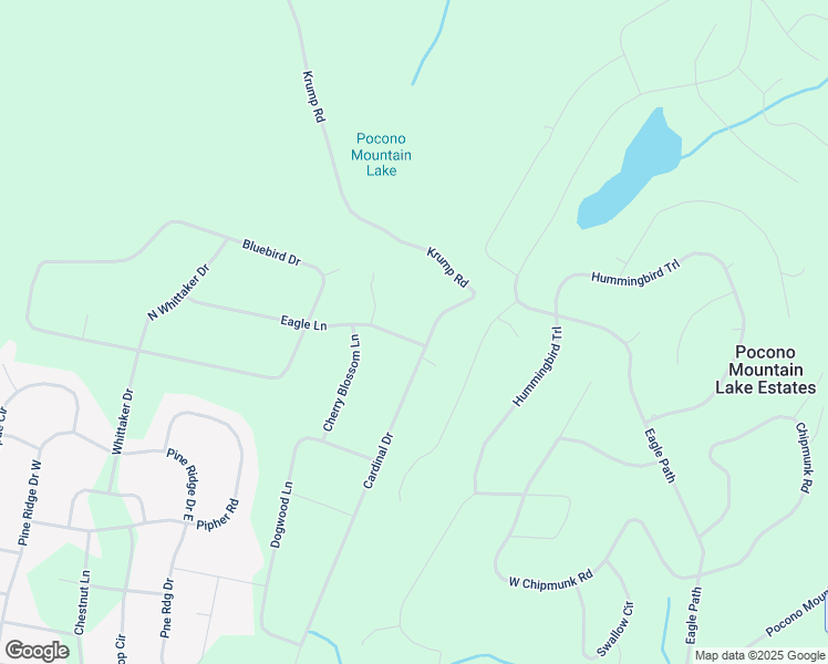 map of restaurants, bars, coffee shops, grocery stores, and more near 3106 Eagle Lane in Bushkill