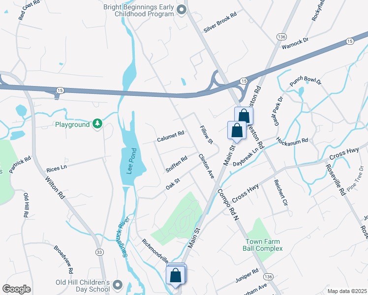 map of restaurants, bars, coffee shops, grocery stores, and more near 6 Loren Ln in Westport