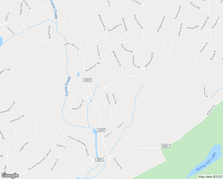 map of restaurants, bars, coffee shops, grocery stores, and more near 445 Fawn Run in Pike County