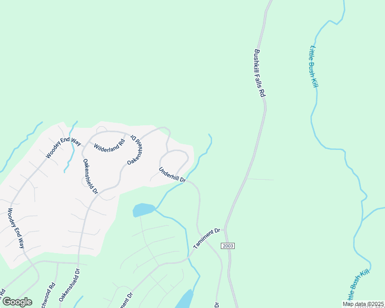 map of restaurants, bars, coffee shops, grocery stores, and more near 425 Underhill Drive in Tamiment