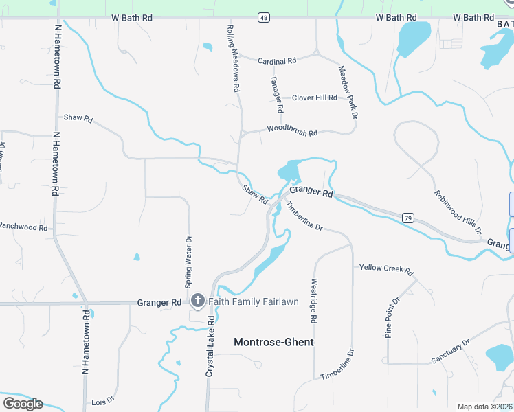 map of restaurants, bars, coffee shops, grocery stores, and more near 3976 Shaw Road in Akron