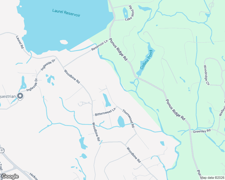 map of restaurants, bars, coffee shops, grocery stores, and more near 227 Thornwood Road in Stamford