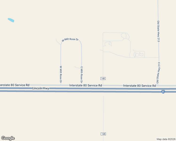 map of restaurants, bars, coffee shops, grocery stores, and more near 1107 East Milt-Rose Drive in Burns