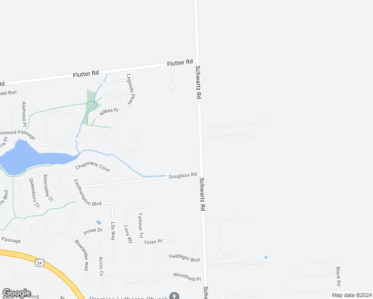 map of restaurants, bars, coffee shops, grocery stores, and more near 8401 Schwartz Road in Fort Wayne