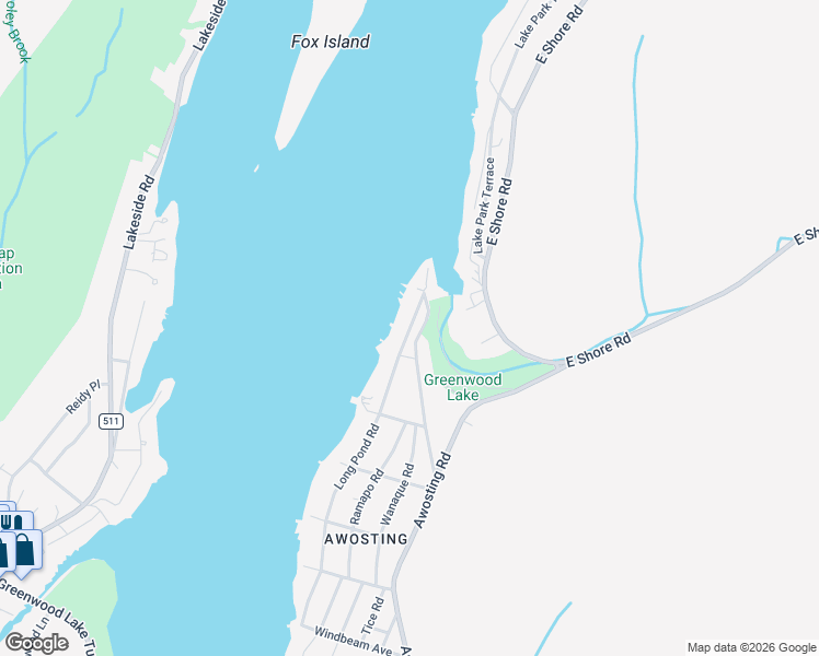 map of restaurants, bars, coffee shops, grocery stores, and more near 100 Long Pond Road in West Milford