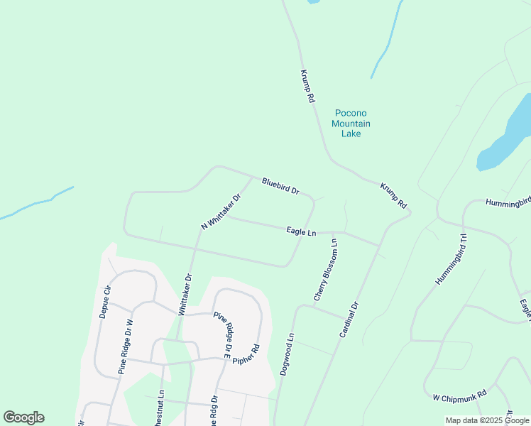 map of restaurants, bars, coffee shops, grocery stores, and more near 3180 Eagle Lane in Bushkill