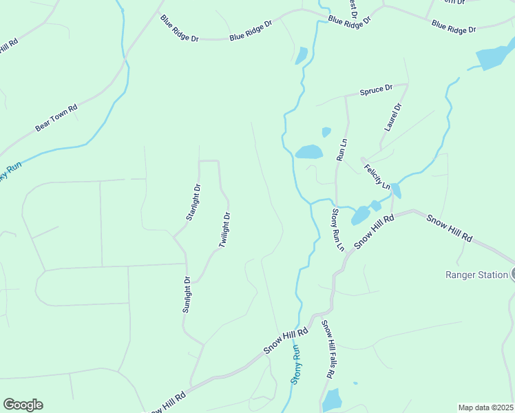 map of restaurants, bars, coffee shops, grocery stores, and more near 197 Spring Run Lane in Cresco