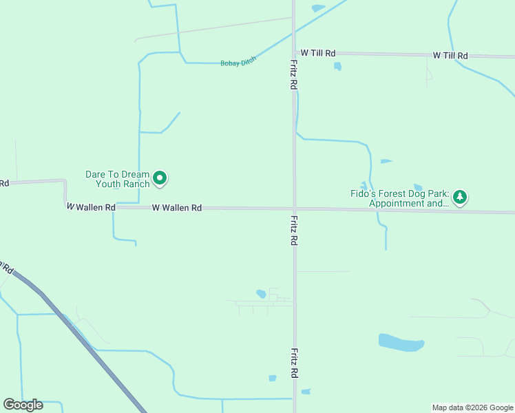 map of restaurants, bars, coffee shops, grocery stores, and more near 5522 West Wallen Road in Fort Wayne