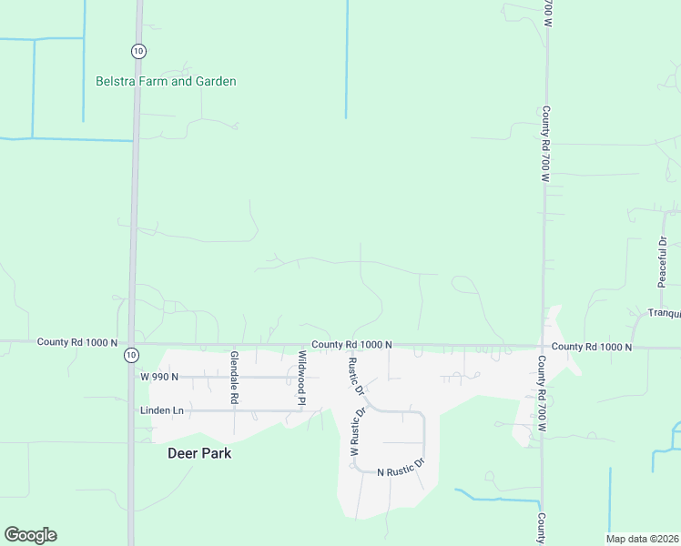 map of restaurants, bars, coffee shops, grocery stores, and more near 7485 Fieldstone Drive in De Motte