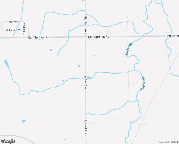 map of restaurants, bars, coffee shops, grocery stores, and more near 6805 Highland Avenue in Warren
