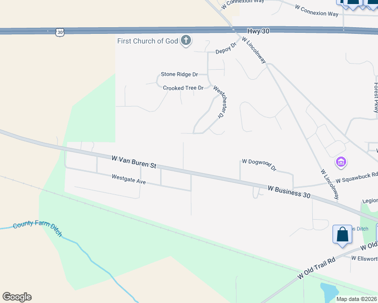 map of restaurants, bars, coffee shops, grocery stores, and more near 49 Stickler Road in Columbia City