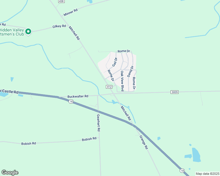 map of restaurants, bars, coffee shops, grocery stores, and more near 73 Mitchell Road in New Wilmington