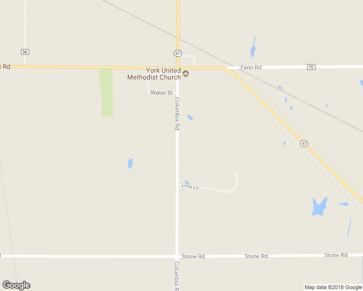 map of restaurants, bars, coffee shops, grocery stores, and more near 4101 Columbia Road in Medina