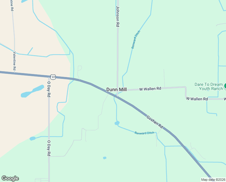 map of restaurants, bars, coffee shops, grocery stores, and more near 7101-7199 Goshen Road in Fort Wayne