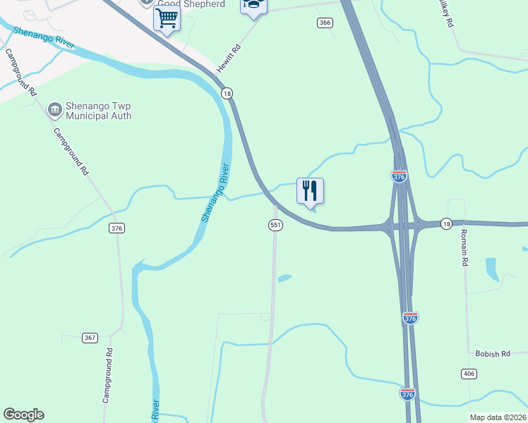 map of restaurants, bars, coffee shops, grocery stores, and more near 541 Pulaski Road in Pulaski