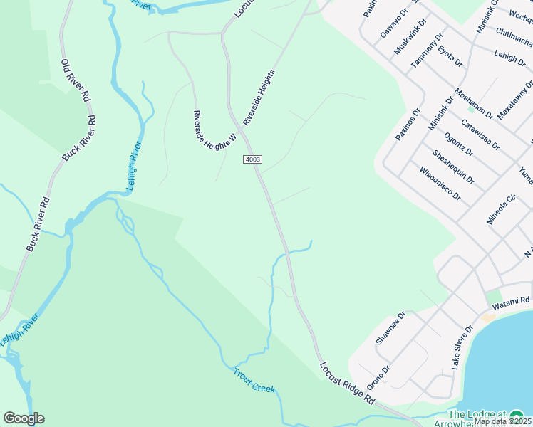 map of restaurants, bars, coffee shops, grocery stores, and more near 2150 Locust Ridge Road in Monroe County