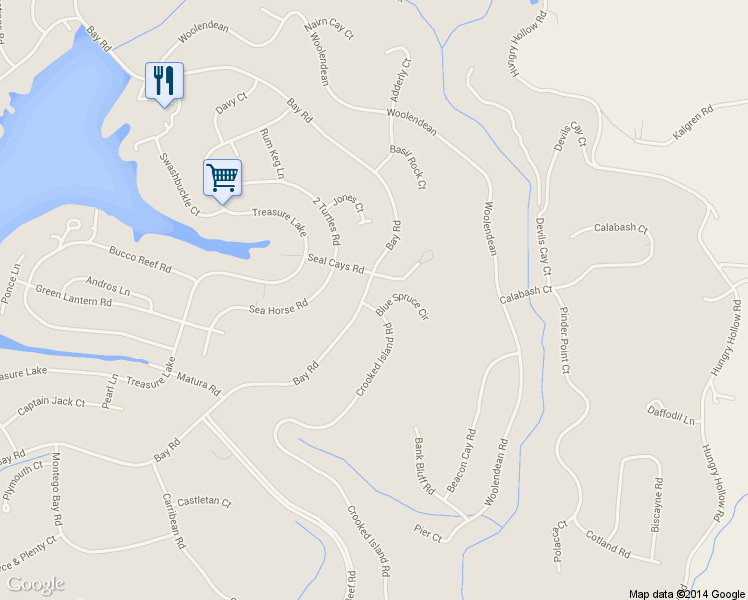 map of restaurants, bars, coffee shops, grocery stores, and more near 1302 Crooked Island Rd in DuBois