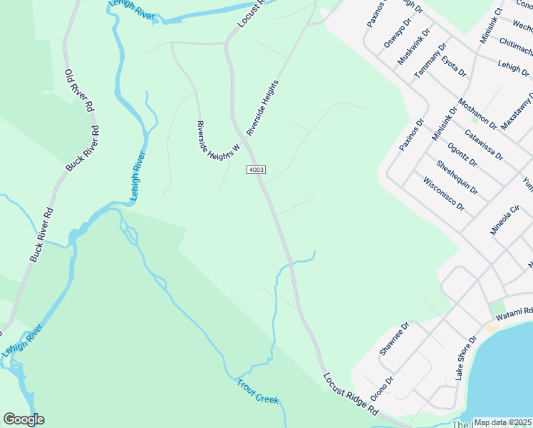 map of restaurants, bars, coffee shops, grocery stores, and more near 2152 Locust Ridge Road in Monroe County
