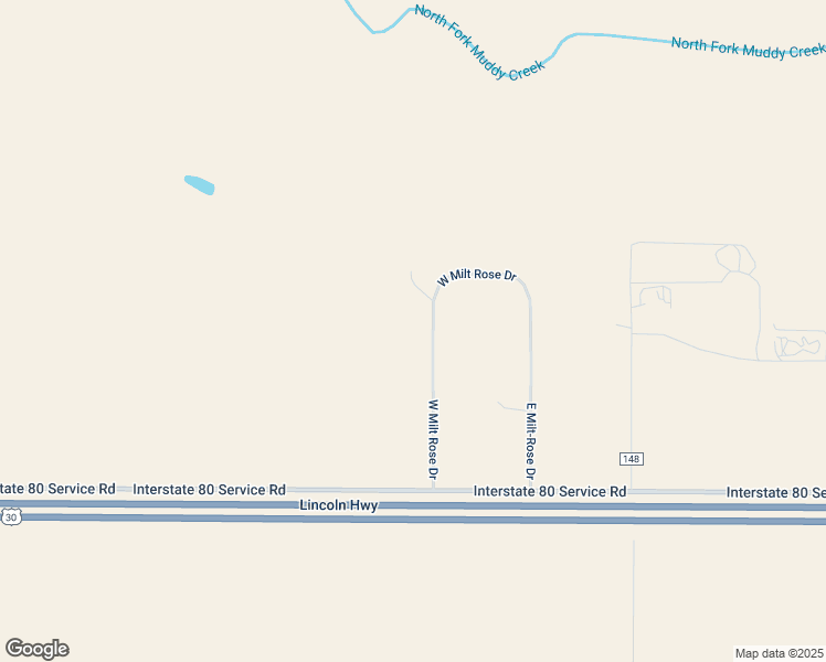 map of restaurants, bars, coffee shops, grocery stores, and more near 1126 West Milt Rose Drive in Burns