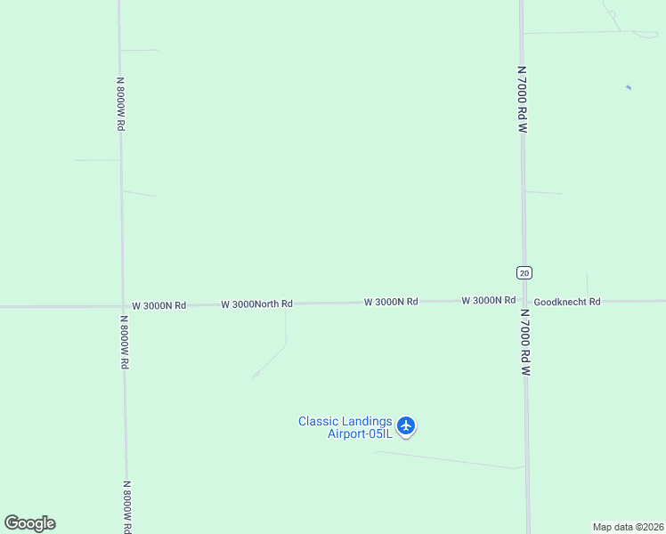 map of restaurants, bars, coffee shops, grocery stores, and more near 7514 West 3000N Road in Kankakee