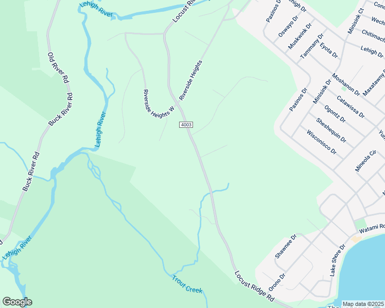 map of restaurants, bars, coffee shops, grocery stores, and more near 2152 Locust Ridge Road in Monroe County