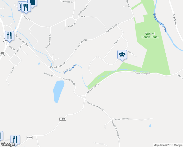 map of restaurants, bars, coffee shops, grocery stores, and more near 2229 High Road in Cresco