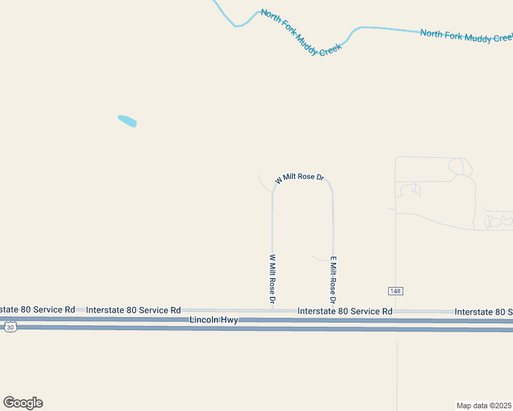 map of restaurants, bars, coffee shops, grocery stores, and more near 1126 West Miltrose Drive in Burns