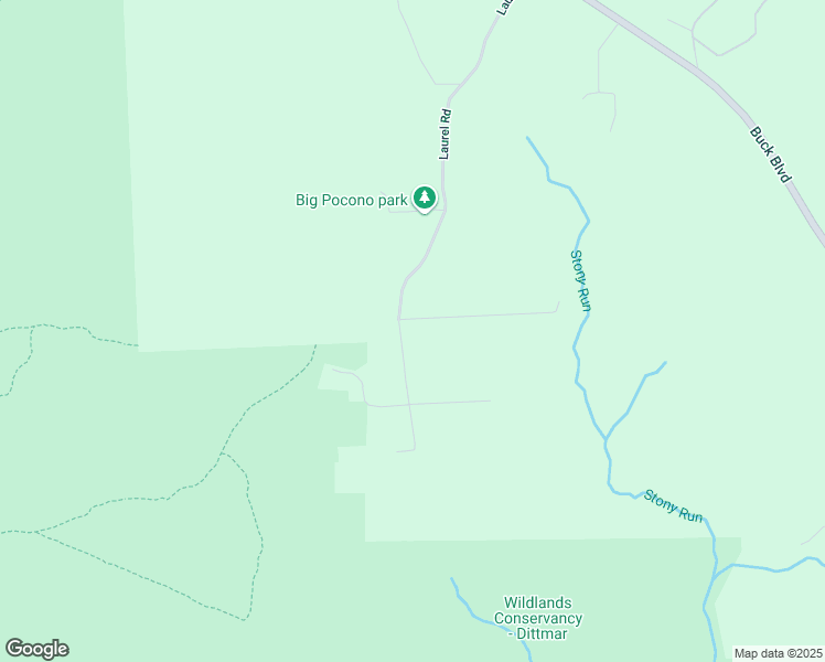 map of restaurants, bars, coffee shops, grocery stores, and more near Buck Oak Lane in Luzerne County