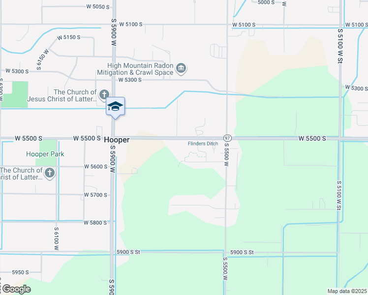 map of restaurants, bars, coffee shops, grocery stores, and more near 5651 West 5500 South in Hooper