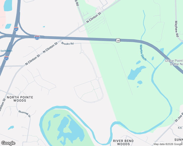 map of restaurants, bars, coffee shops, grocery stores, and more near 8839 Kepler Boulevard in Fort Wayne