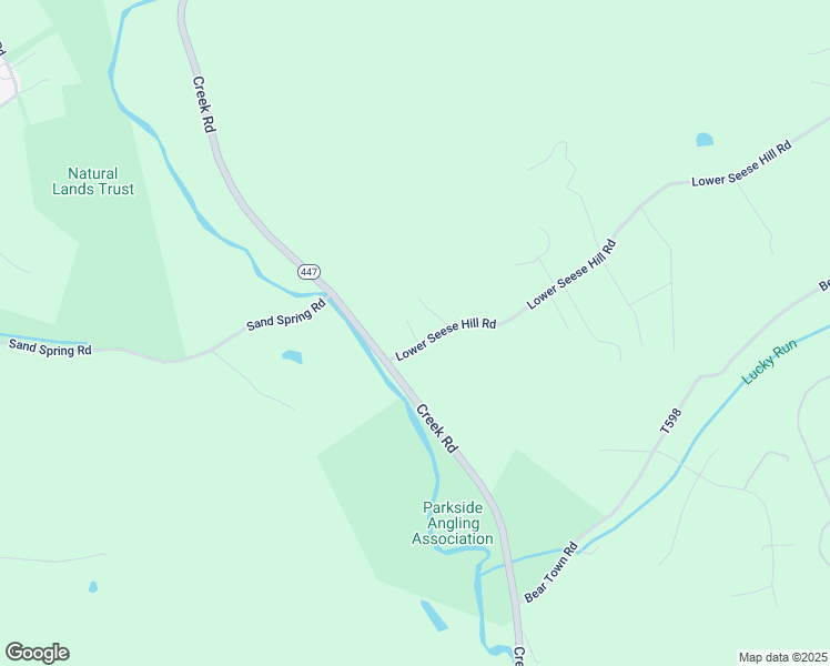 map of restaurants, bars, coffee shops, grocery stores, and more near 117 Lower Seese Hill Road in Monroe County