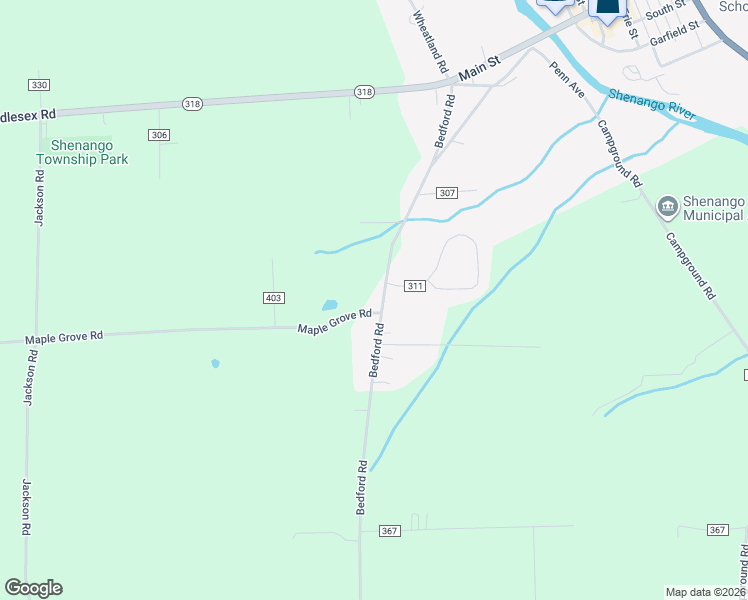 map of restaurants, bars, coffee shops, grocery stores, and more near 607 Bedford Road in West Middlesex