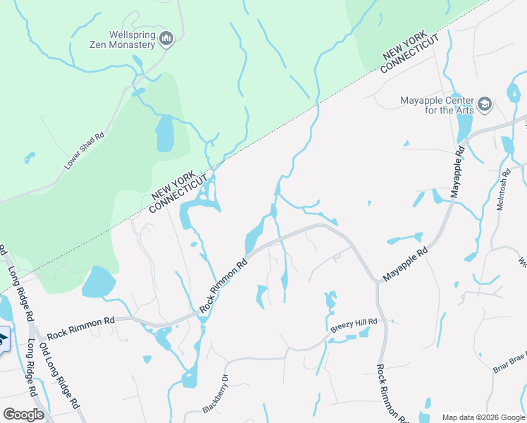 map of restaurants, bars, coffee shops, grocery stores, and more near 1088 Rock Rimmon Road in Stamford