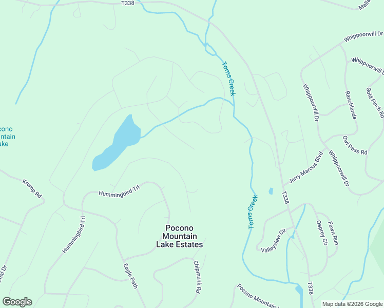 map of restaurants, bars, coffee shops, grocery stores, and more near 3-300-3-378 Cardinal Court in Bushkill