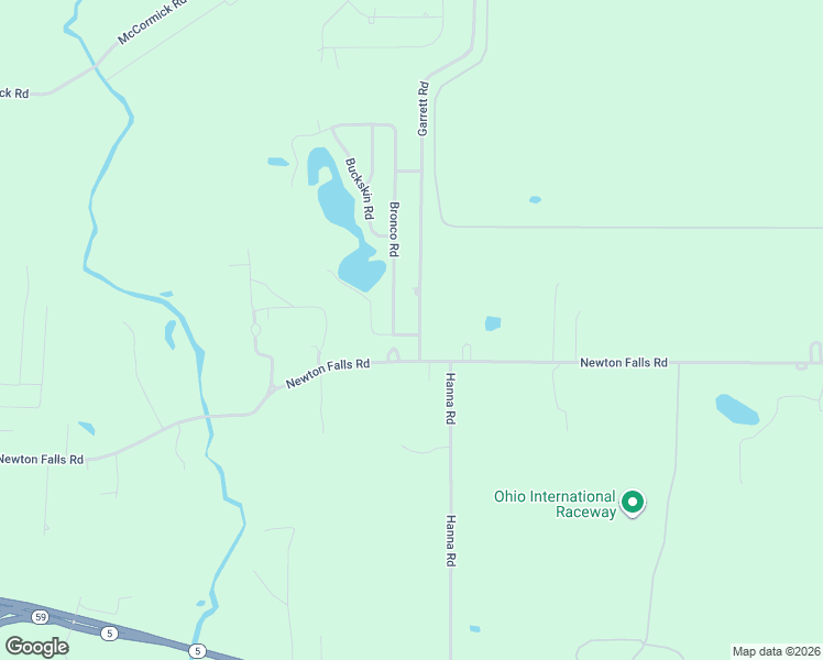 map of restaurants, bars, coffee shops, grocery stores, and more near 6384 Garrett Road in Ravenna