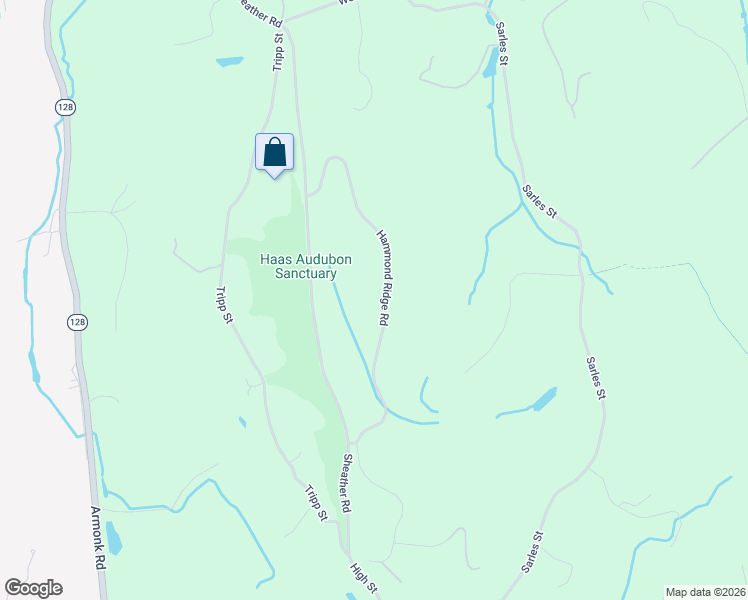 map of restaurants, bars, coffee shops, grocery stores, and more near 18 Hammond Ridge Road in Mount Kisco