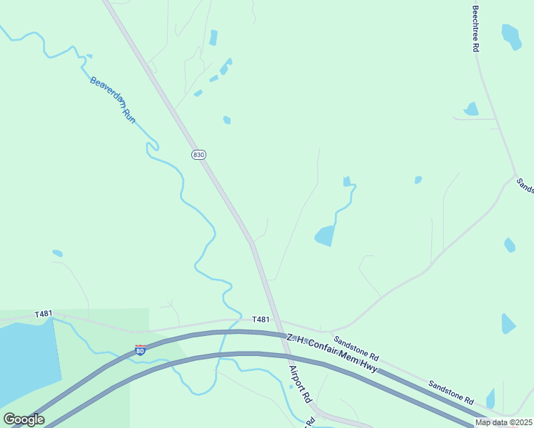 map of restaurants, bars, coffee shops, grocery stores, and more near 1211 Airport Road in Falls Creek