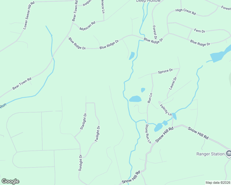 map of restaurants, bars, coffee shops, grocery stores, and more near 244 Spring Run Drive in Cresco