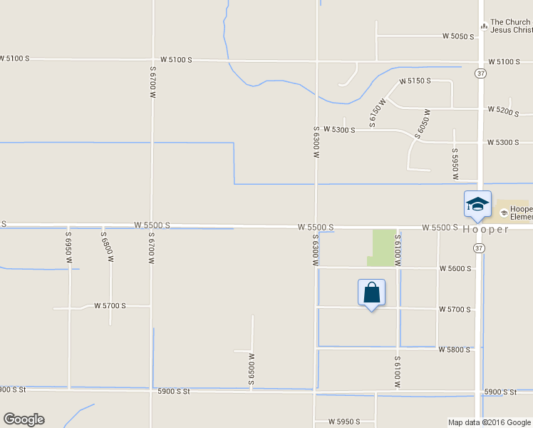 map of restaurants, bars, coffee shops, grocery stores, and more near 6422 West 5500 South in Hooper