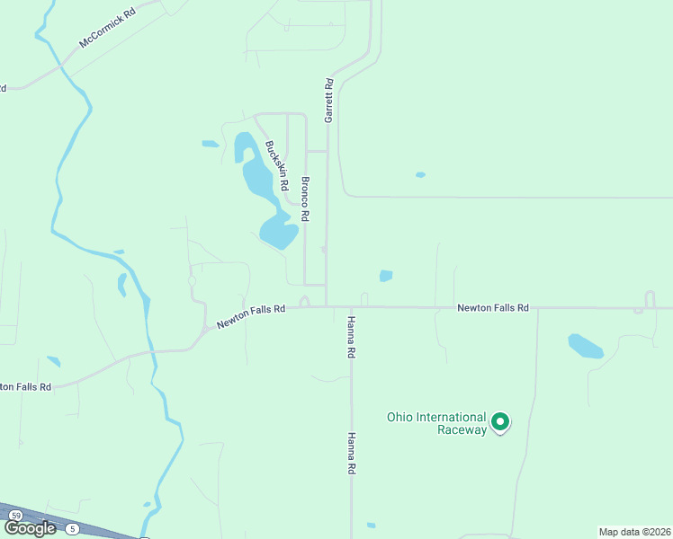 map of restaurants, bars, coffee shops, grocery stores, and more near 6384 Garrett Road in Ravenna